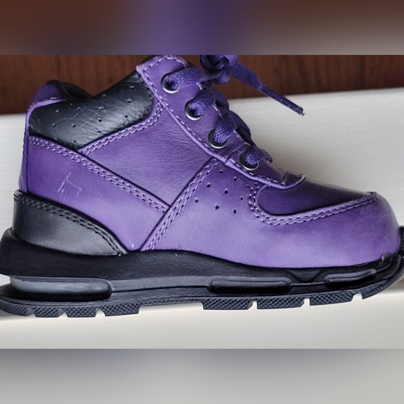 Nike Air Max ACG Goadome Kids Boots Shoes Size 7C Purple Black - Picture 5 of 14
